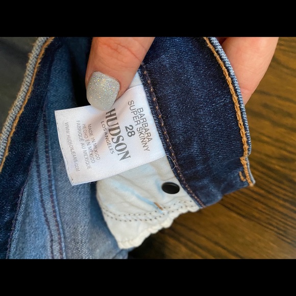 Hudson Barbara Super Skinny Jeans - Picture 5 of 5